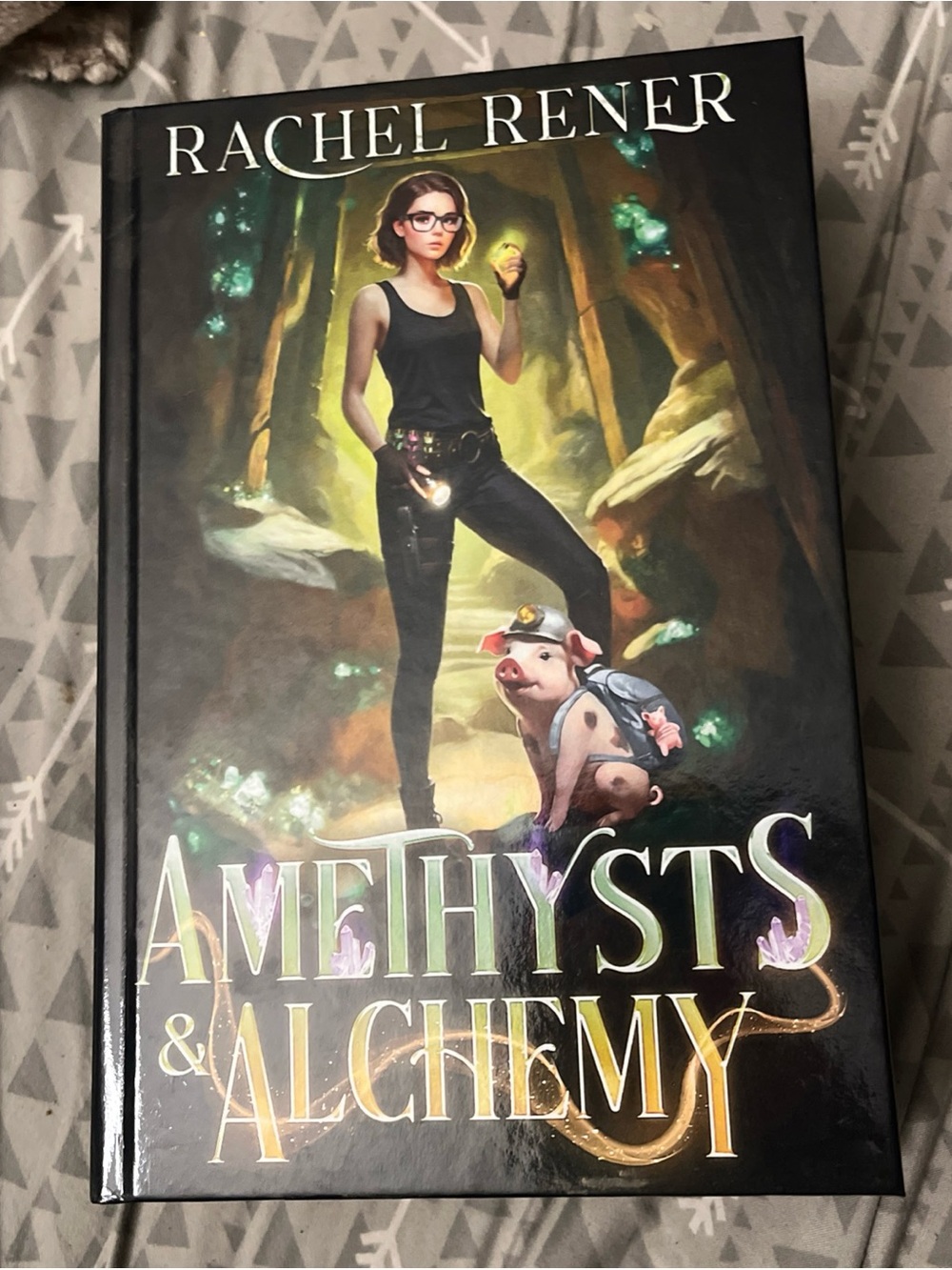 Amethyst and Alchemy by Rachel Rener signed hardcover